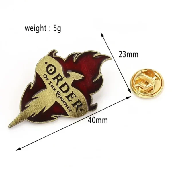 BROCHE ORDEM DA PHOENIX HARRY POTTER